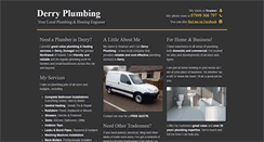 Desktop Screenshot of derryplumbing.com